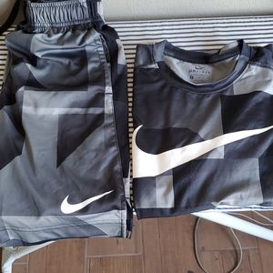 Nike short and shirt set